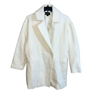 Something Navy Pea Coat Women’s Size 1 XS Beige New